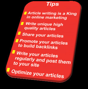 online article marketing tips