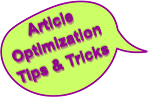 article optimization