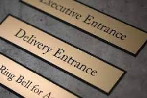 engraved signage