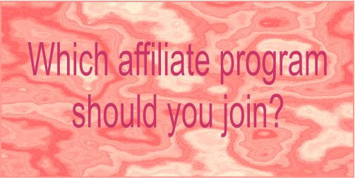 affiliate marketing programs
