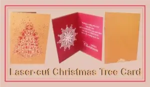 Laser-Cut Christmas Tree Cards