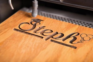 Wood Engraving Services with a Laser Engraving Machine are Available at Goleza Designers Ltd