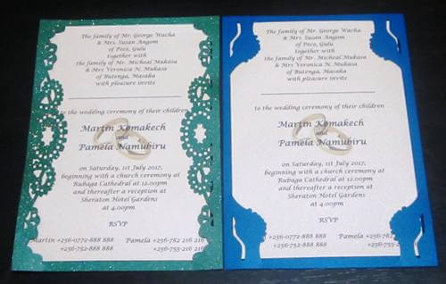 Framed Invitation Cards