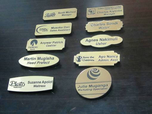 Engraved Name Tags