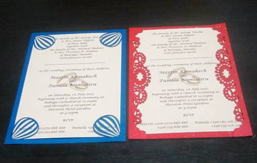 Framed Invitation Cards