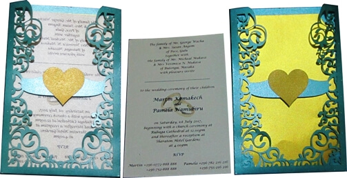 Low-cost Wedding Card Designs