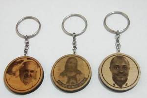 engraved photo keyholders