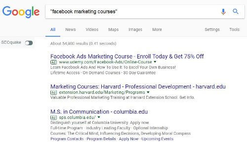 Facebook Marketing Courses