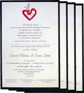 Wedding Invitation Panel Cards
