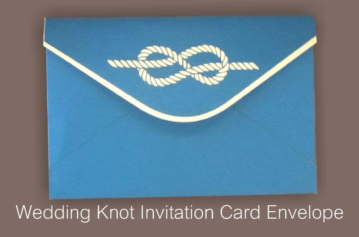 Wedding Knot Invitation Card Envelopes