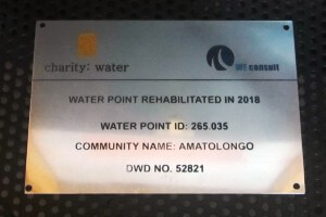 Ordinary Aluminium Borehole Label