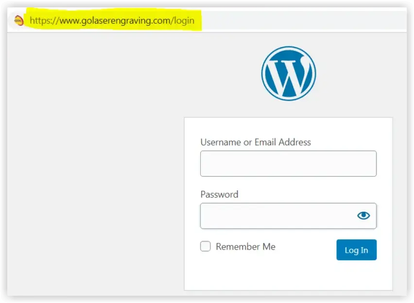 WordPress Login