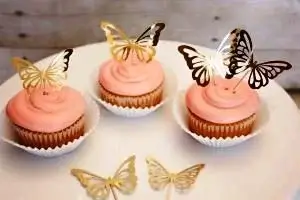 butterfly cupcake toppers