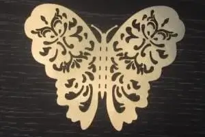Laser-Cut Butterfly Decorations Create a Wonderful Atmosphere