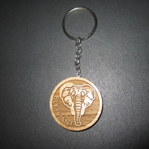 elephant head key chain