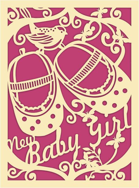 newborn baby card